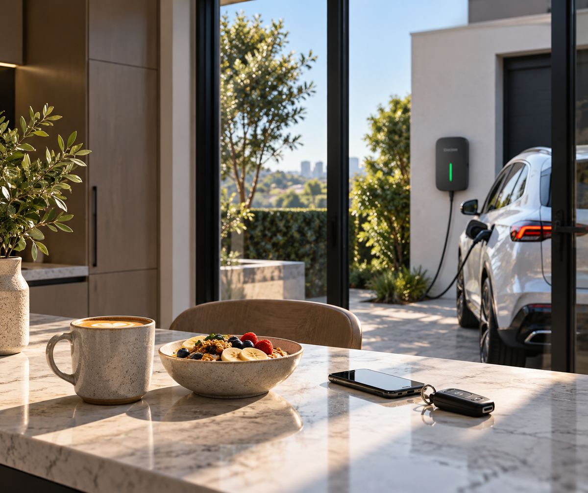 Plugged in at 6pm. Full by breakfast.